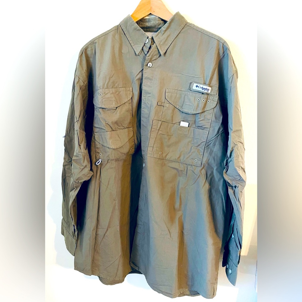Columbia Men's Khaki Shirt